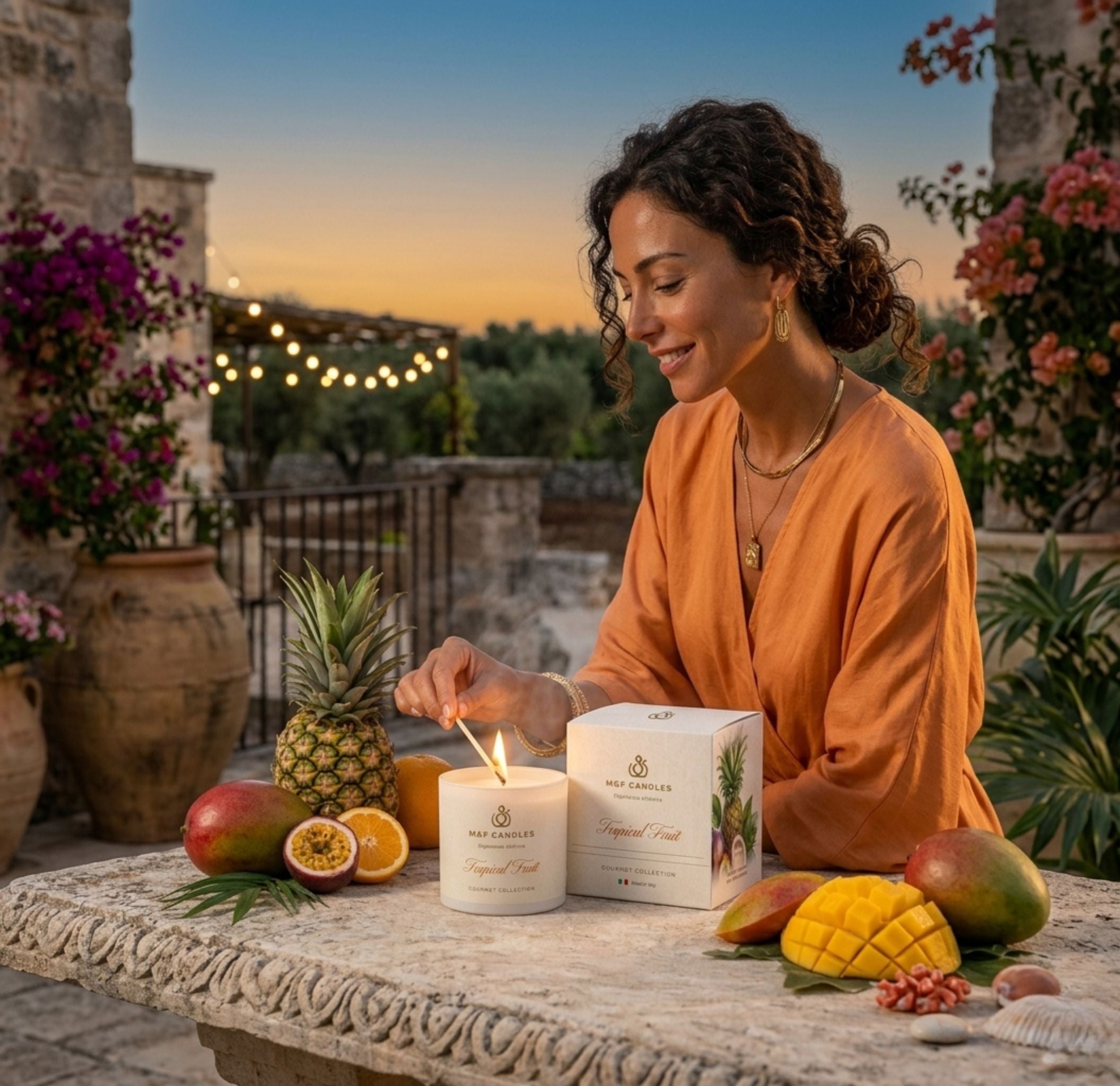 Tropical Fruit - Natural Scented Candle