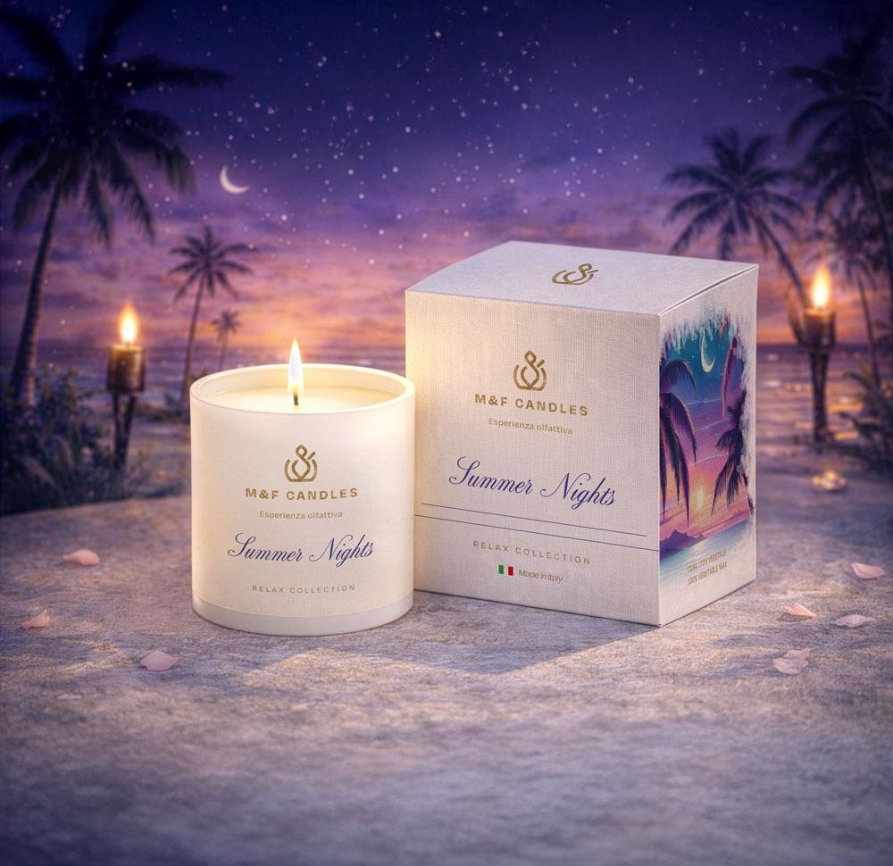 Summer Nights - Natural Scented Candle